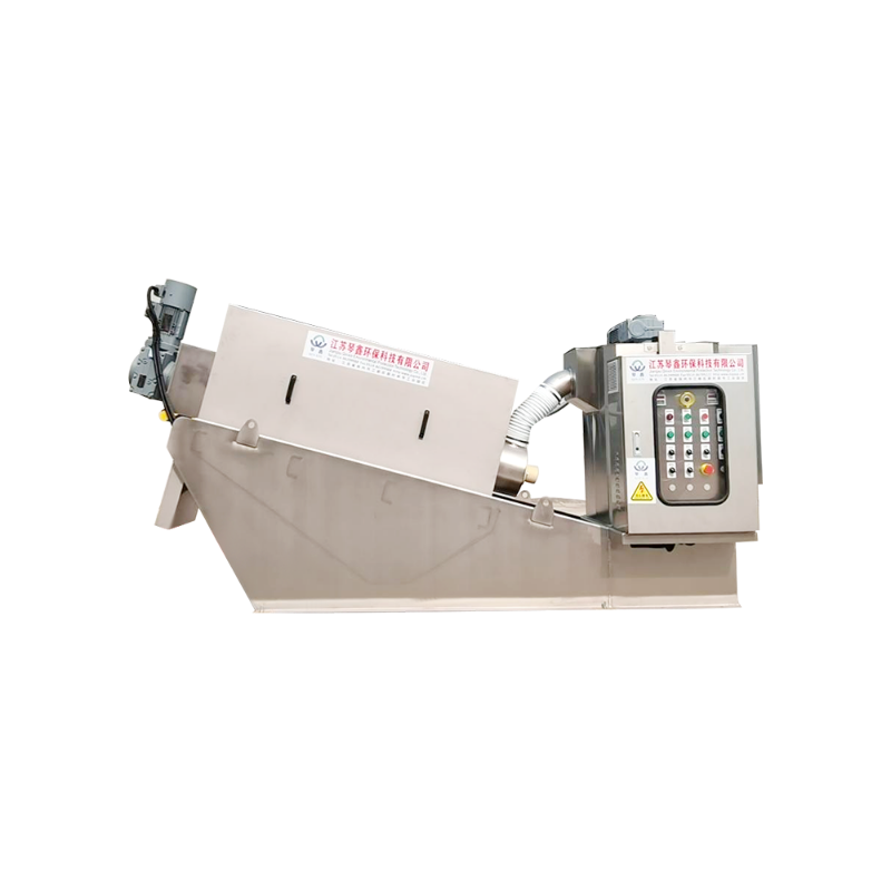 Eco-friendly Solid-Liquid Separation Spiral Screw Sludge Dewatering Machine QXDL-301