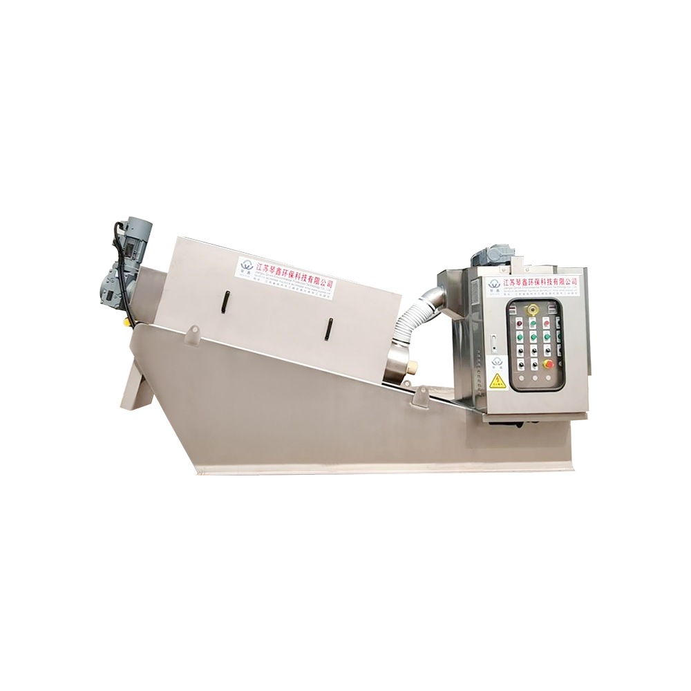 Séparation solide-liquide respectueuse de l'environnement Machine de déshydratation de boues de vis en spirale QXDL-301